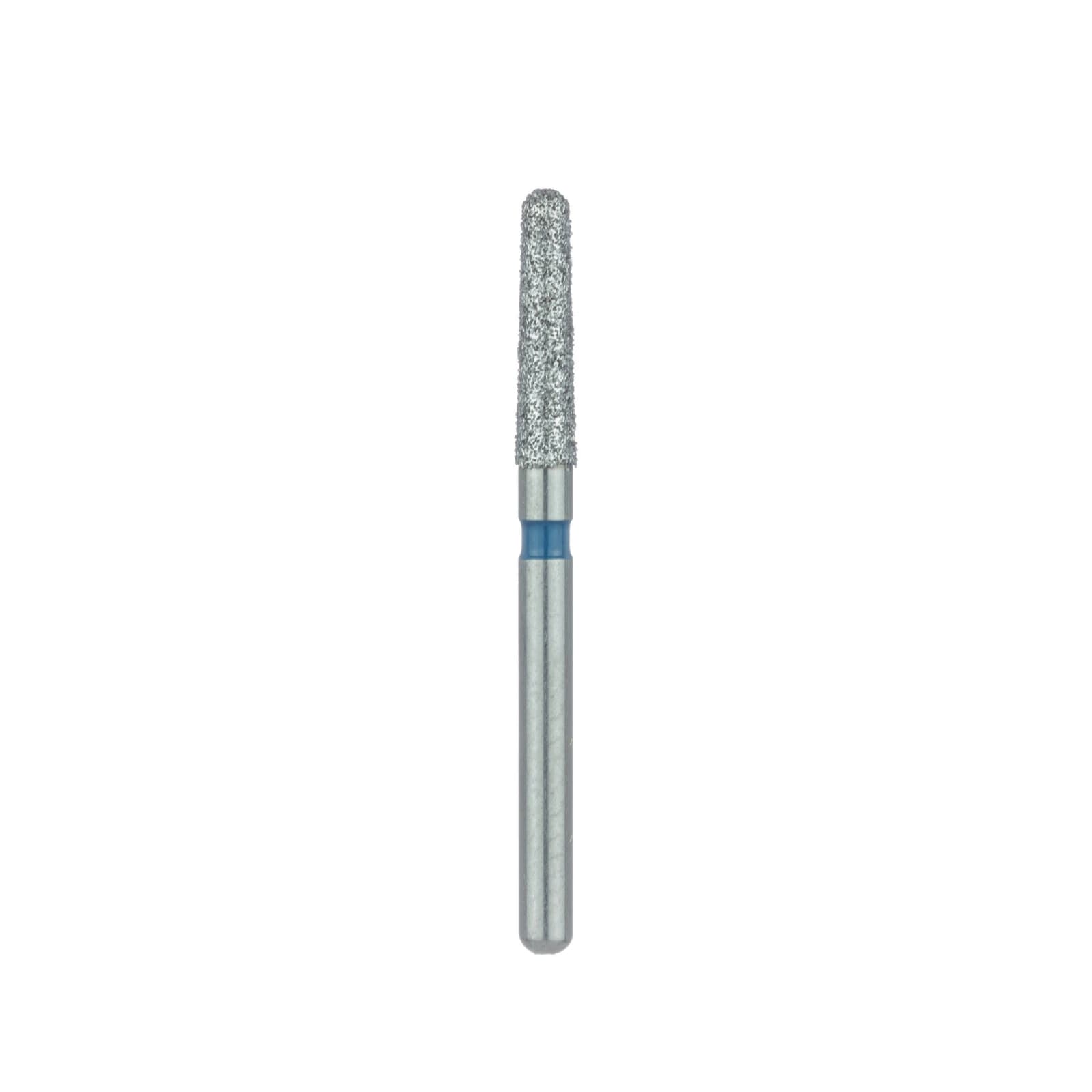 Meisinger 850-018-HP Multi-Use Diamond Bur, Round End Tapered (Chamfer), Medium Grit (Blue), 1.8 mm Head, 8 mm Working Length, HP Shank, 5/Pk thumbnail 3