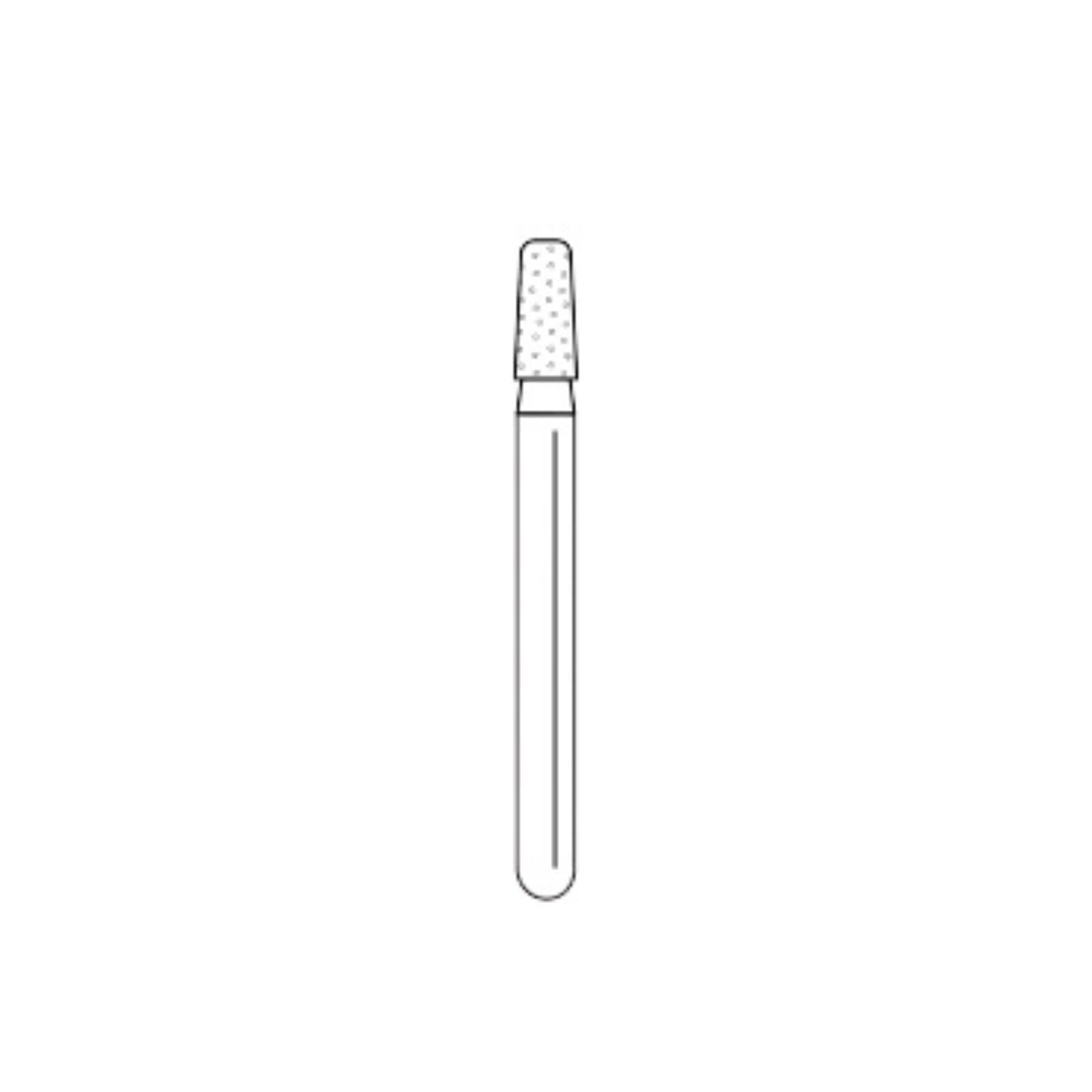 Solo Diamond® Single-Use Diamond Burs FG, Modified KR Taper, #0818.4, 1.8mm Head Diameter, Coarse, Green Ring, 25/Bx, 845KR018C thumbnail 3