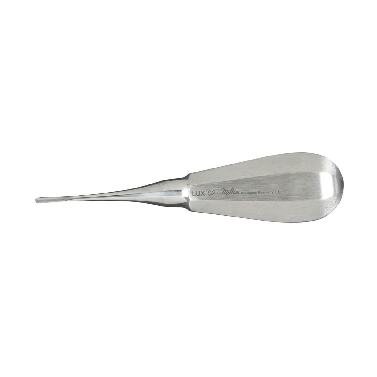 Miltex Luxating Elevator, Straight Tip 2mm, Single End, Stainless Steel, S2 thumbnail 2