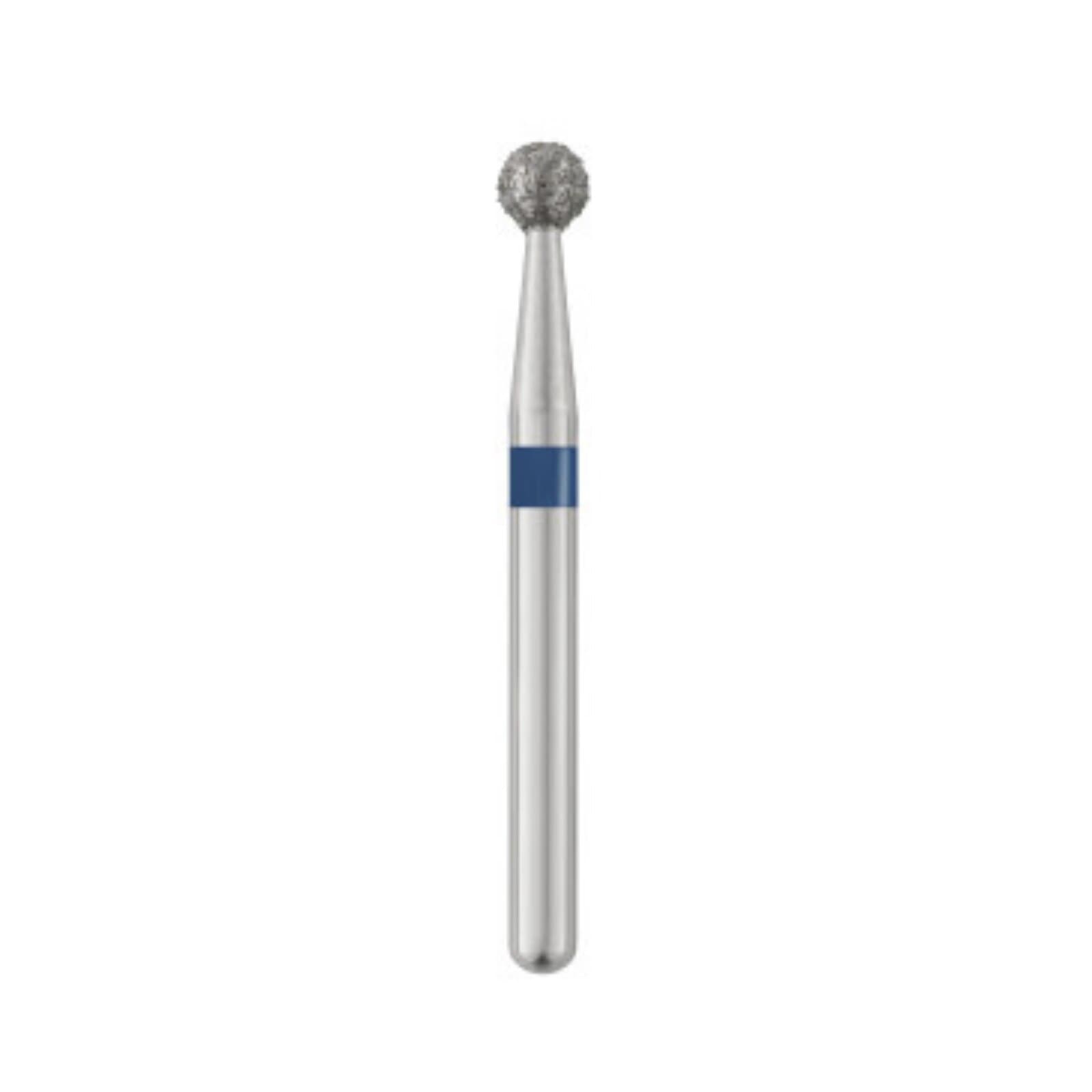 Piranha® Single Patient Use Diamond Bur, Round FG, Medium Grit, #801-021M, 2.1 mm Diameter, 25/Pkg thumbnail 2