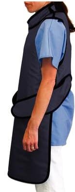 Kerr TotalCare Lead-Free Operator X-Ray Apron, 0.5 mm, Charcoal, 31392 thumbnail 2