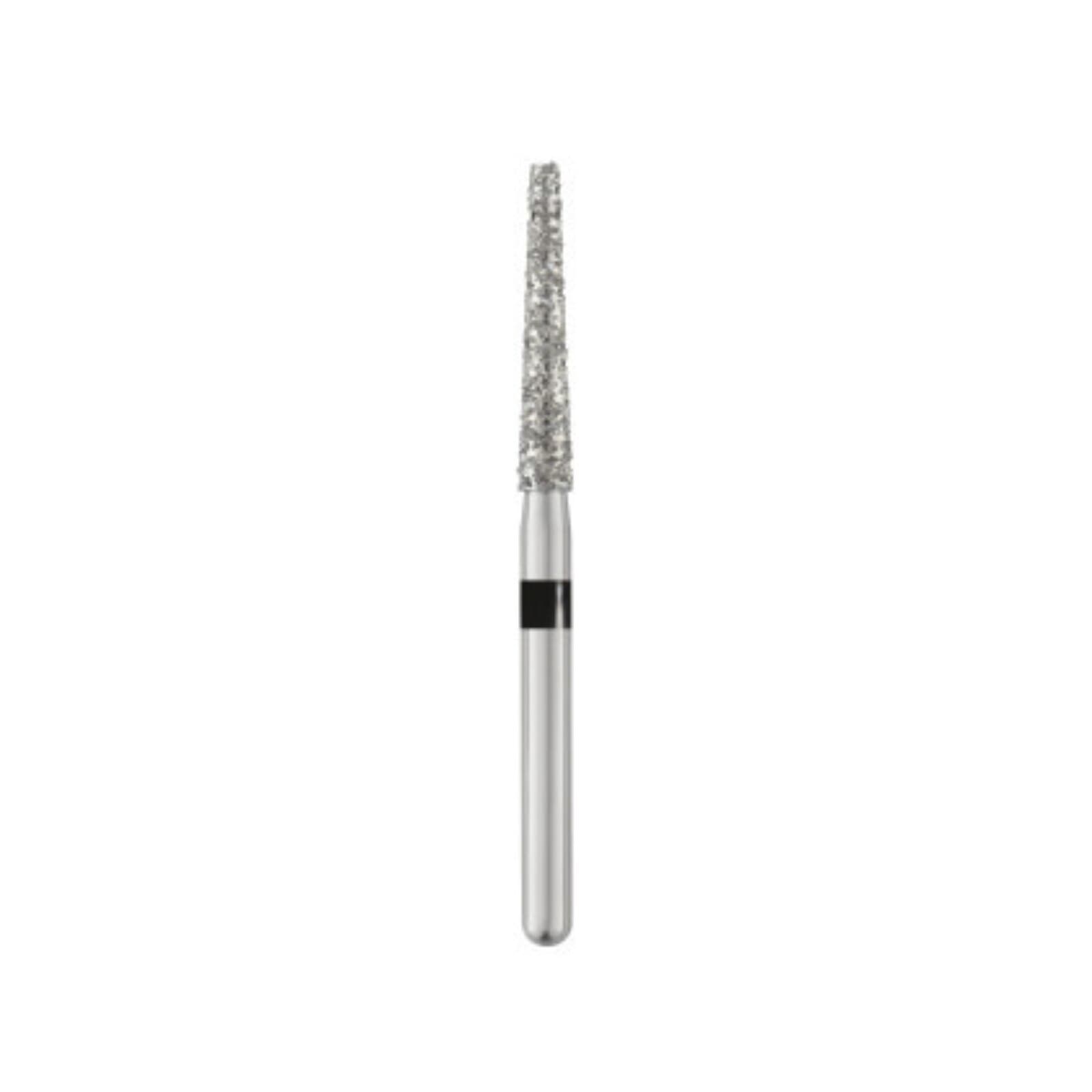 Piranha Diamond Single-Use Burs, FG, Flat End Taper, #848-018SC, 1.8 mm, Super Coarse, Black, 25/Pk thumbnail 3