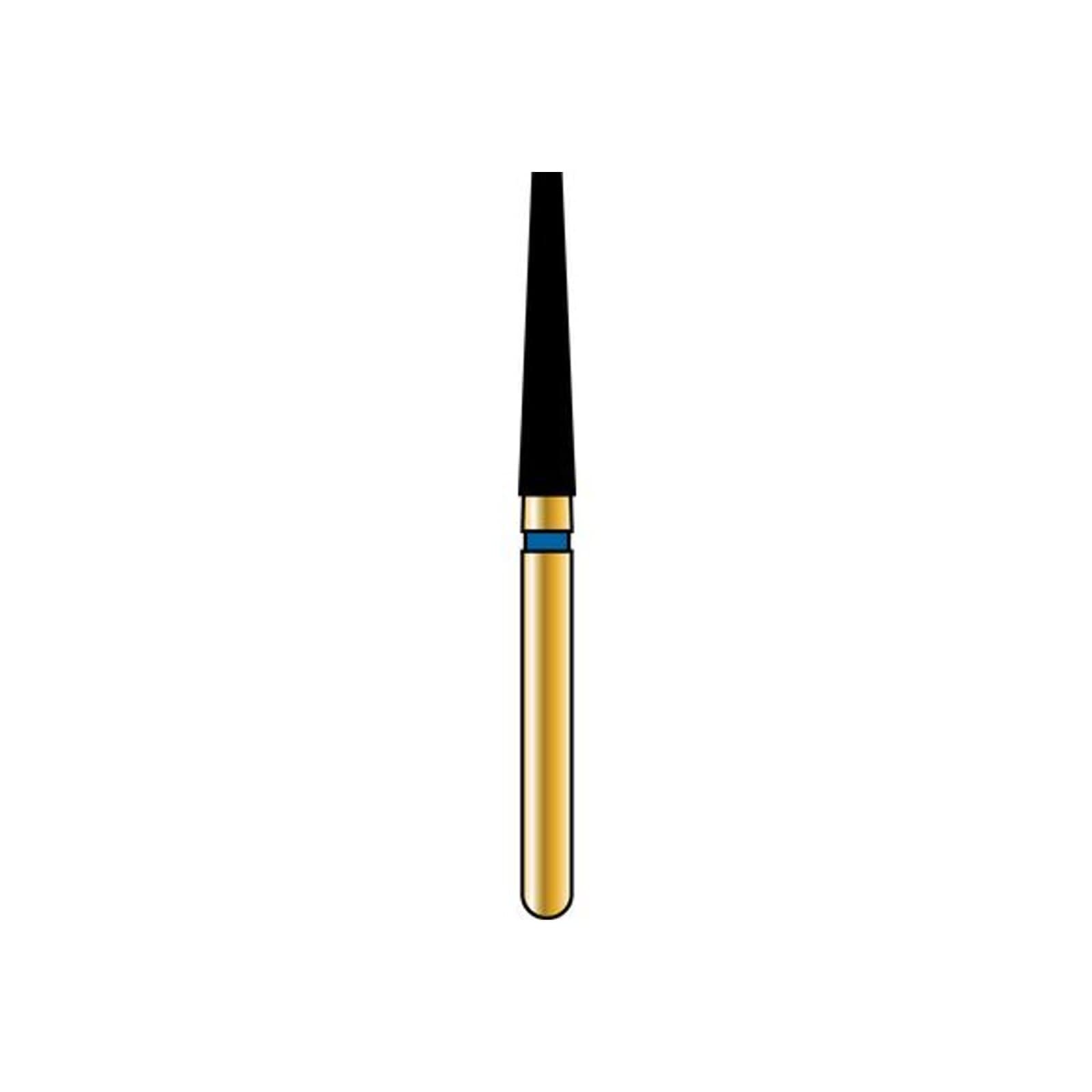 Alpen Diamond Bur FG 848-018C, Friction Grip, Coarse Grit, Flat End Taper, 5/Pk thumbnail 2