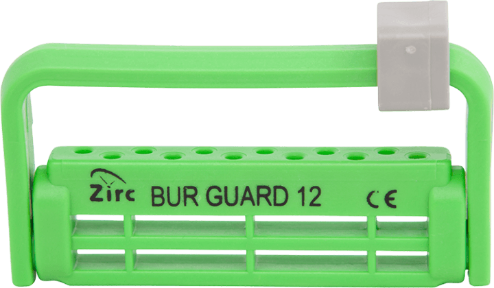 Zirc Steri-Bur Guard, 12-Hole, Neon Green, 50Z406P thumbnail 3