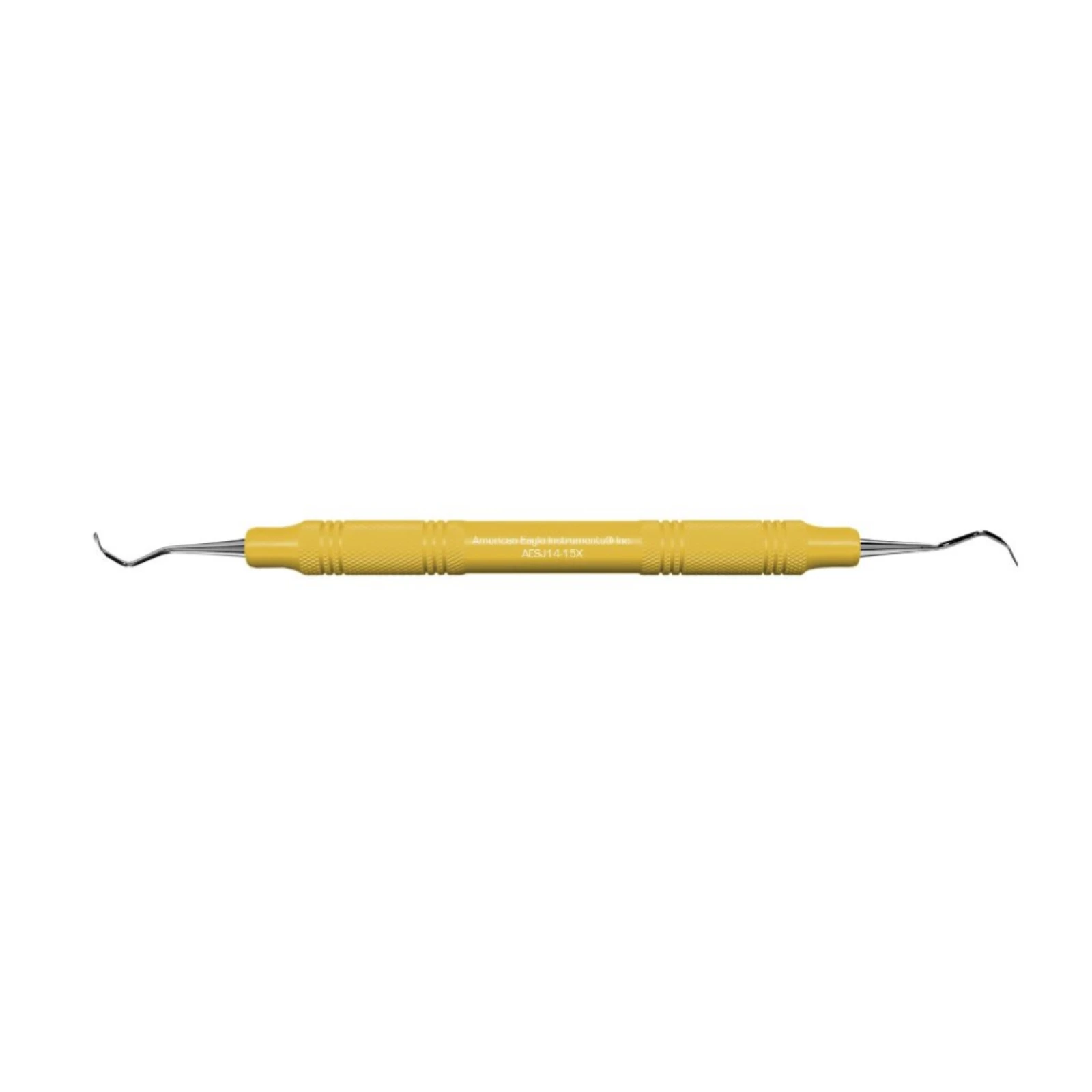 American Eagle Sickle Scaler, #14-15 Jacquette, Posterior, Double-Ended, EagleLite Resin Handle, 3/8" Tip, Yellow, 1/Pk, AESJ14-15X thumbnail 7