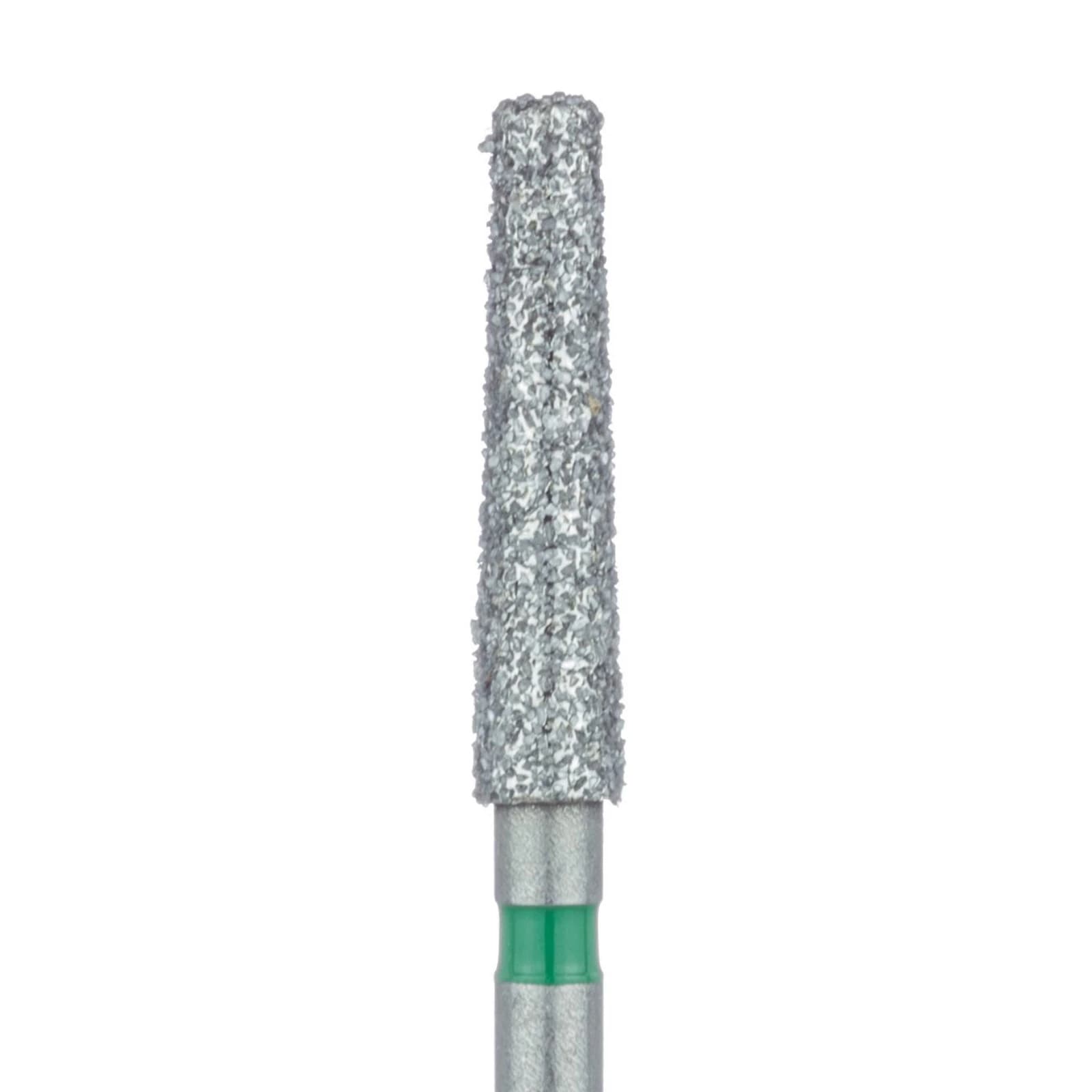 Meisinger 848G-023-FG Diamond Bur, Coarse (Green), Flat End Tapered Cone, 2.3 mm Head Diameter, 10 mm Working Length, Friction Grip, 5/Pkg thumbnail 3