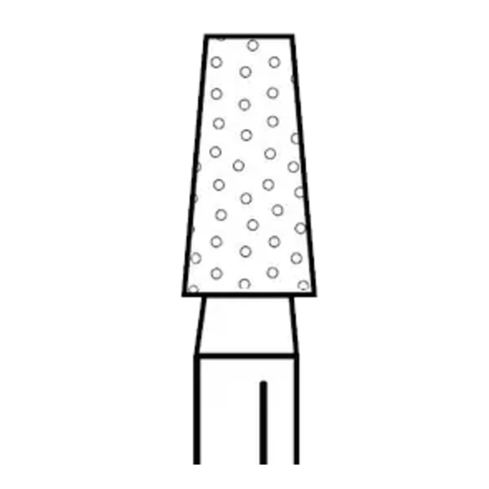 Two Striper Diamond Burs, FG, Flat-End Taper, 708.4, 2.0 mm, Coarse, Green, 5/Pk, 2015351 thumbnail 3