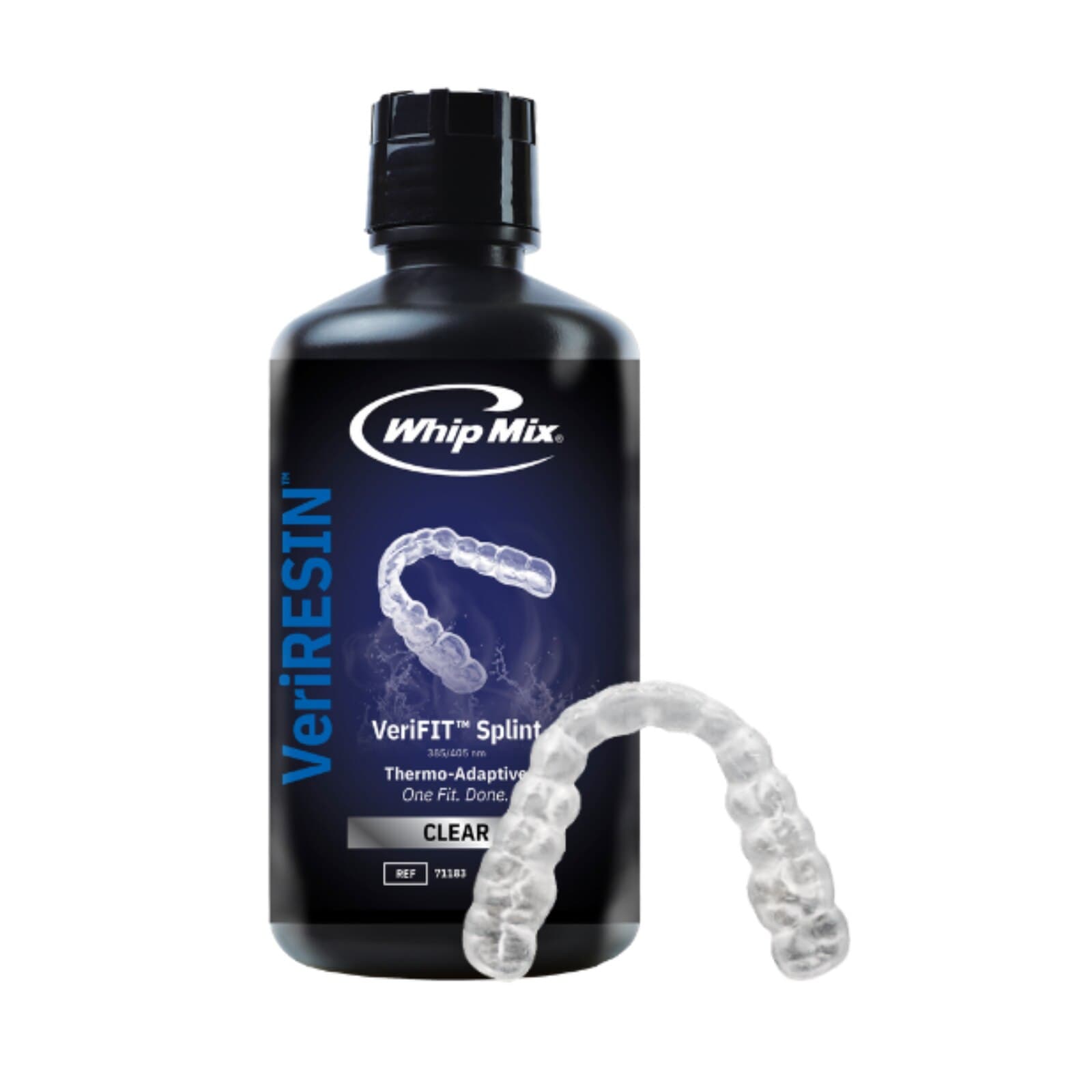 Whip Mix VeriFIT Splint 3D Printing Resin, 1 kg Bottle - VeriFIT Splint 1kg - Image 1