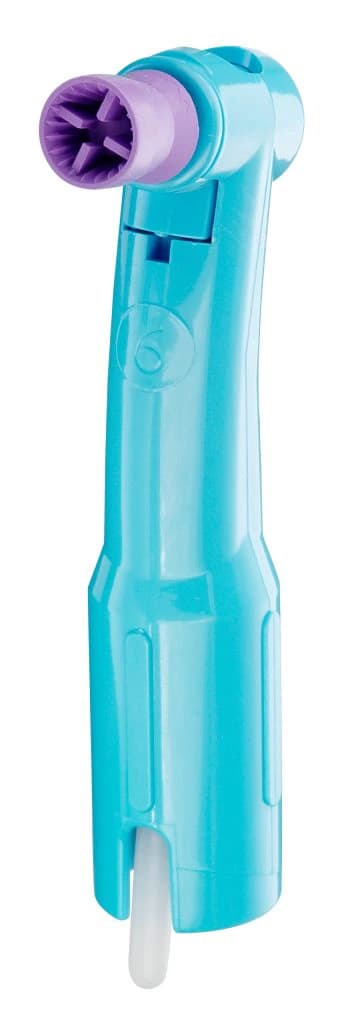Young Dental Contra Petite Web™ LF Latex-Free Disposable Prophy Angles, Firm Blue Webbed Cup, Short, 1200/Box, 154712 thumbnail 2