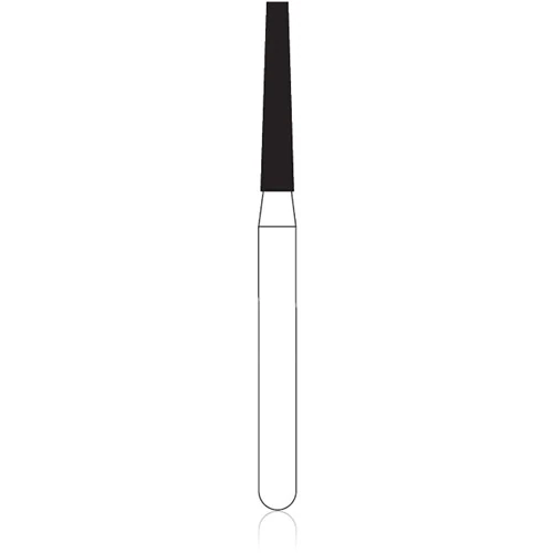 NTI FG Diamond Bur, Super Coarse, Flame, #862-014, 1.4 mm Diameter, 8.0 mm Length, Friction Grip, 50/Pack, SC862-014G thumbnail 2