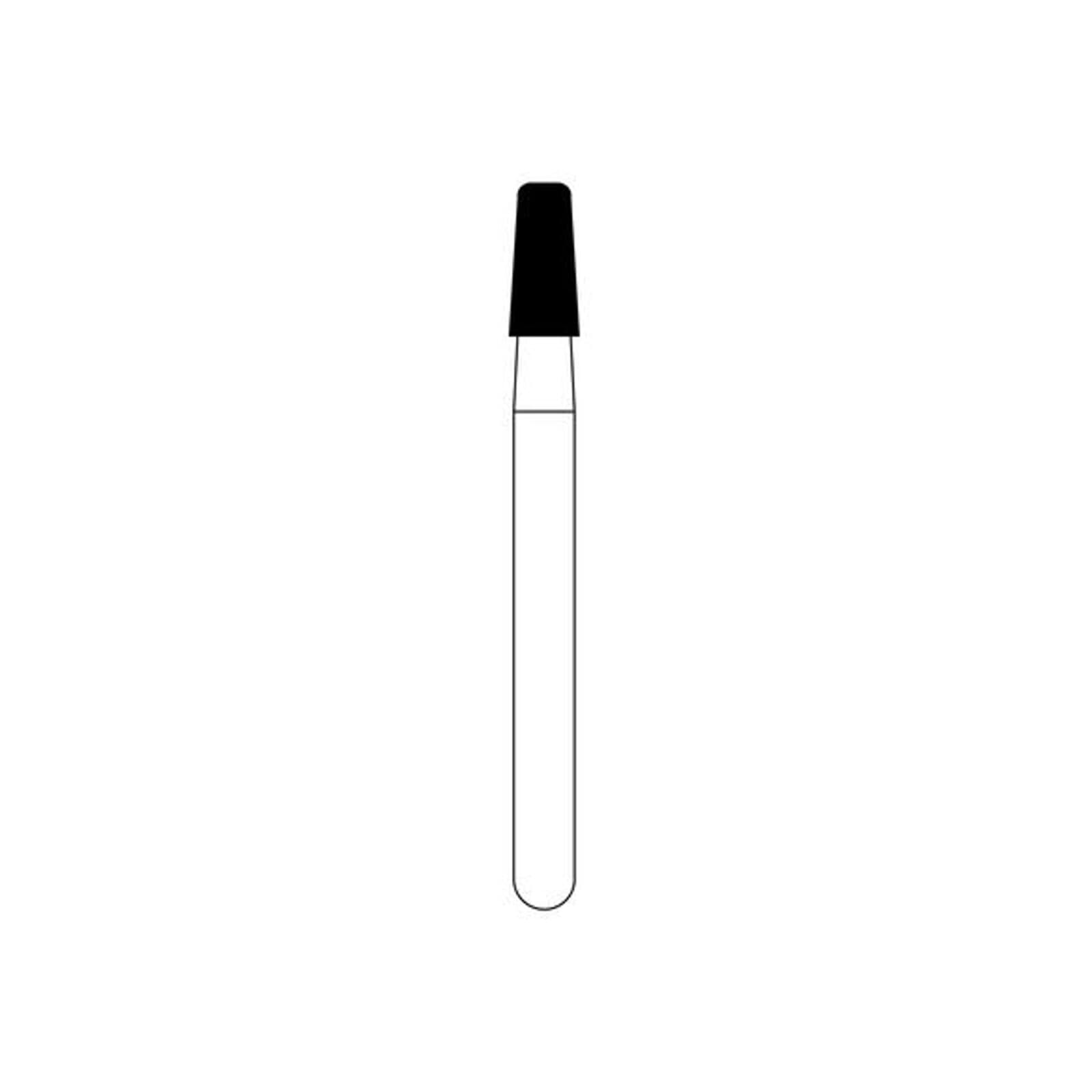 NTI FG Diamond Bur, Fine Grit, Modified Shoulder Taper, Friction Grip, #845KR-018 (4.0 mm), 5/Pack thumbnail 2