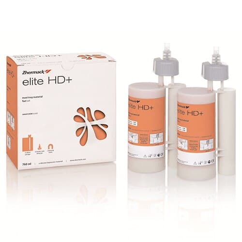 Elite HD+ Maxi Heavy Body Fast Set Impression Material, 2 x 380ml, VPS thumbnail 2