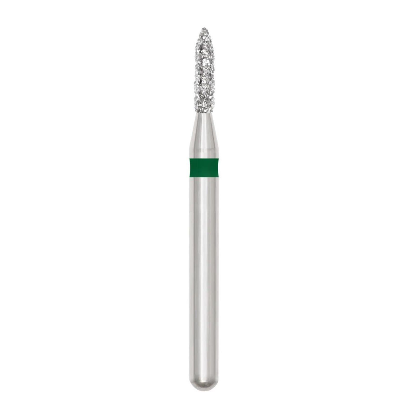 SS White Revelation Diamond Bur, FG #860-012C, Coarse, Flame Shape, 5/Pk, 91328-5 thumbnail 2