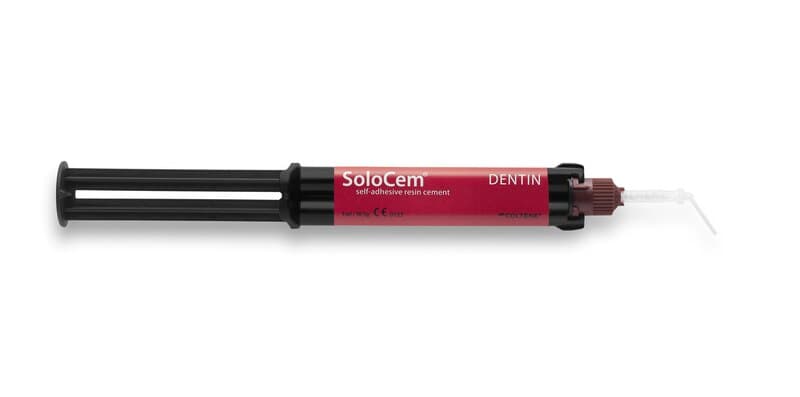 SoloCem Self-Adhesive Resin Cement Refill, Dentin Shade, 5ml Syringe, 60014062 thumbnail 3