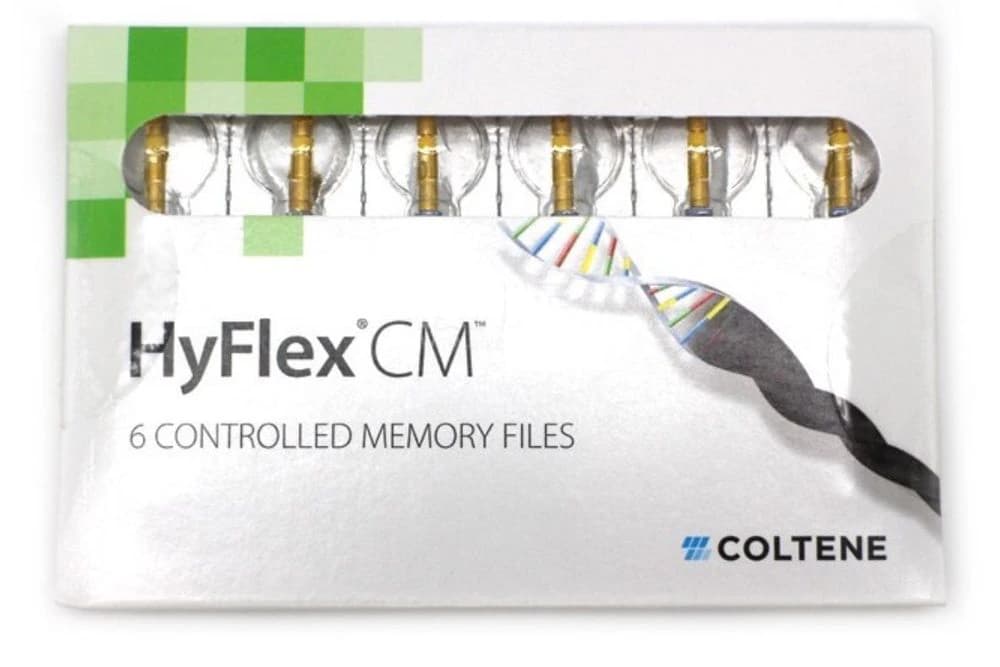 HyFlex CM Controlled Memory NiTi Rotary Files, .04 Taper, 21mm, Size #50, 6/Pkg - HyFlex&trade; CM NiTi Rotary Files - Taper .04 - 21mm #50 - Image 1