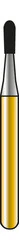 Alpen Speedster Carbide Bur, FG, Amalgam Prep, #245G, 0.8 mm, Pear, 10/Pk, R40245G thumbnail 8