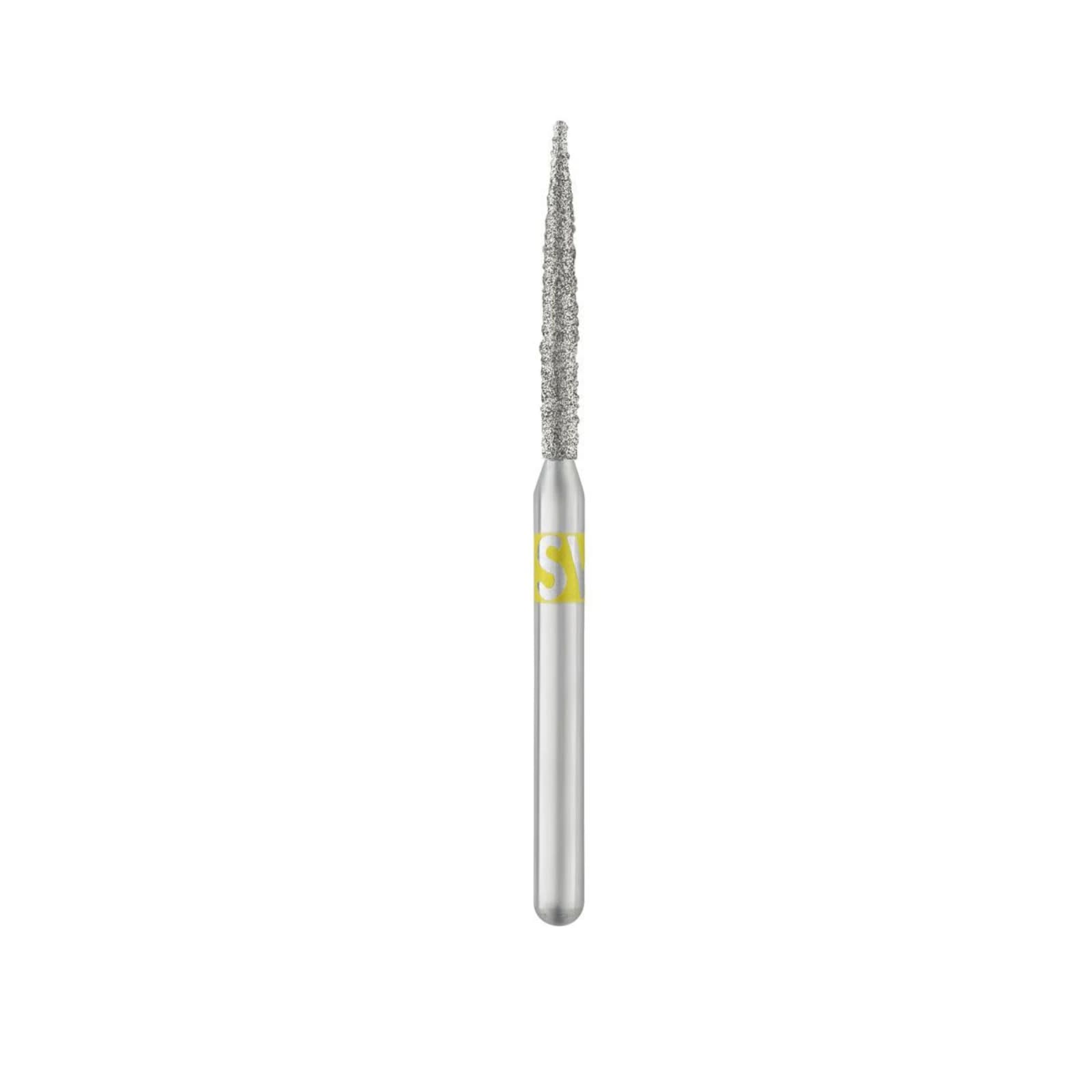 SS White Revelation Diamond Bur, Friction Grip, Very Fine, Flame Shape, #863-012VF, 5/Pk, 91347-5 thumbnail 2