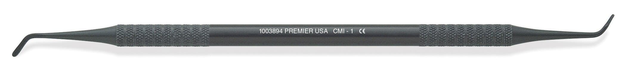 Premier Composite Manipulation Instrument CMI-1, Double-Ended, Black Anodized Aluminum, Round Handle, Size #1, 1/Pk, 1003894 thumbnail 2