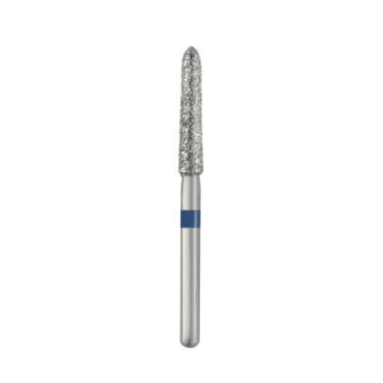 SS White Piranha Diamond Bur, FG #879K-021, Medium Grit, Curettage, Single-Use, 25/Pack thumbnail 2