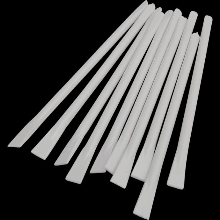 Zirc Mighty Mixer Mixing Sticks, White Plastic, Double-End Disposable, 4-1/2", 100/Pkg, 50Z521 thumbnail 5
