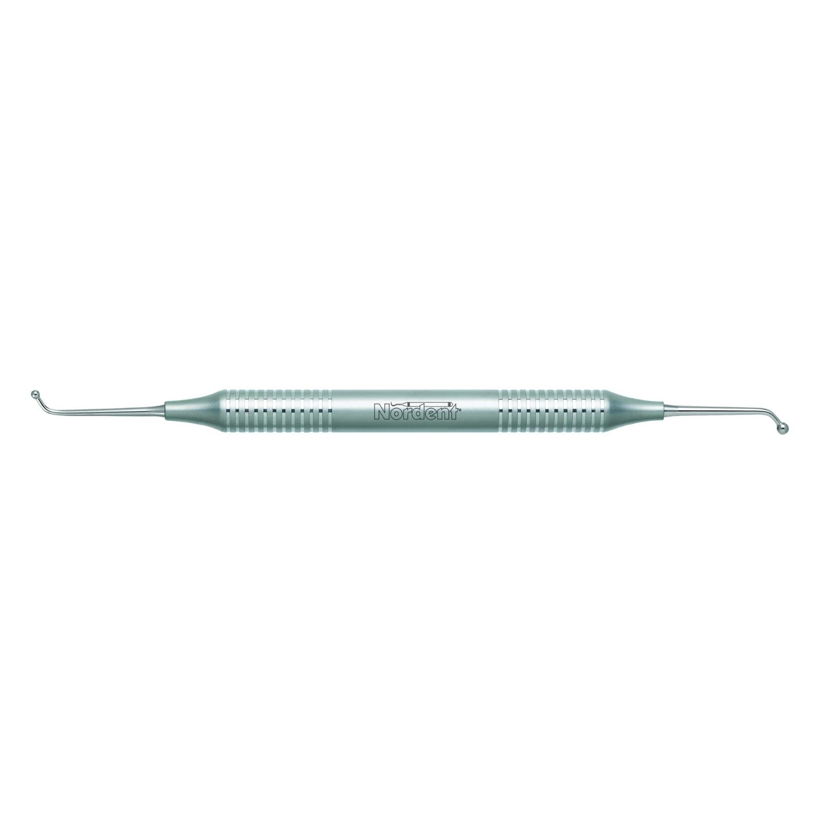 Nordent Ball #45 Burnisher, Large Ball #4 1.9mm/Jumbo Ball #5 2.8mm, Double End, DuraLite Round Handle, BR45 - Burnishers - Large Ball #4/Jumbo Ball #5 - DuraLite&reg; Round - Image 1