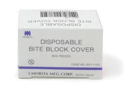 Bite Block Covers, Clear, Disposable, 2" x 3/4", 300/Box, 31-7688210 thumbnail 2