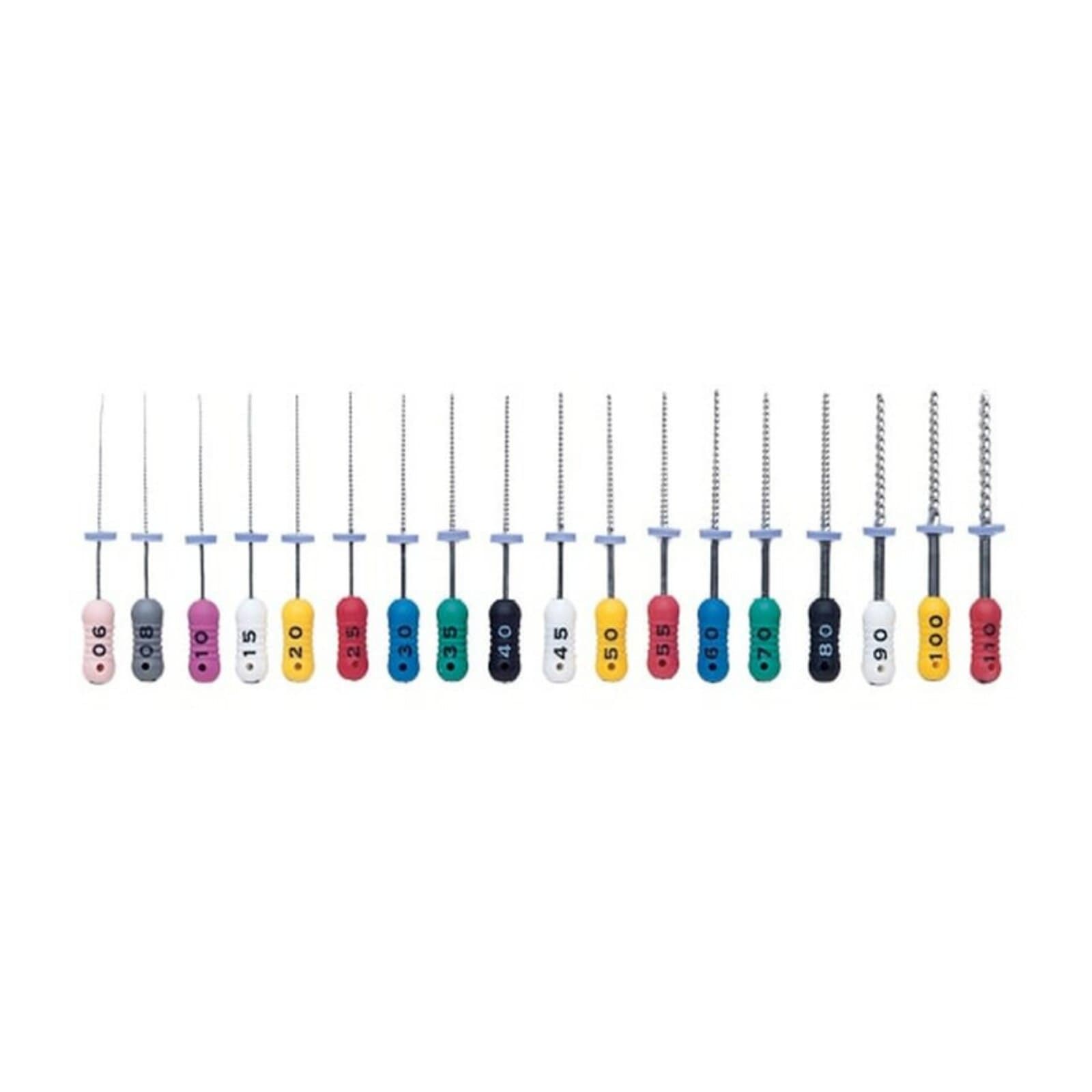 Roydent K-Type Files, #06 (Pink), 25mm, Stainless Steel, Pack of 6, 06325006R thumbnail 3