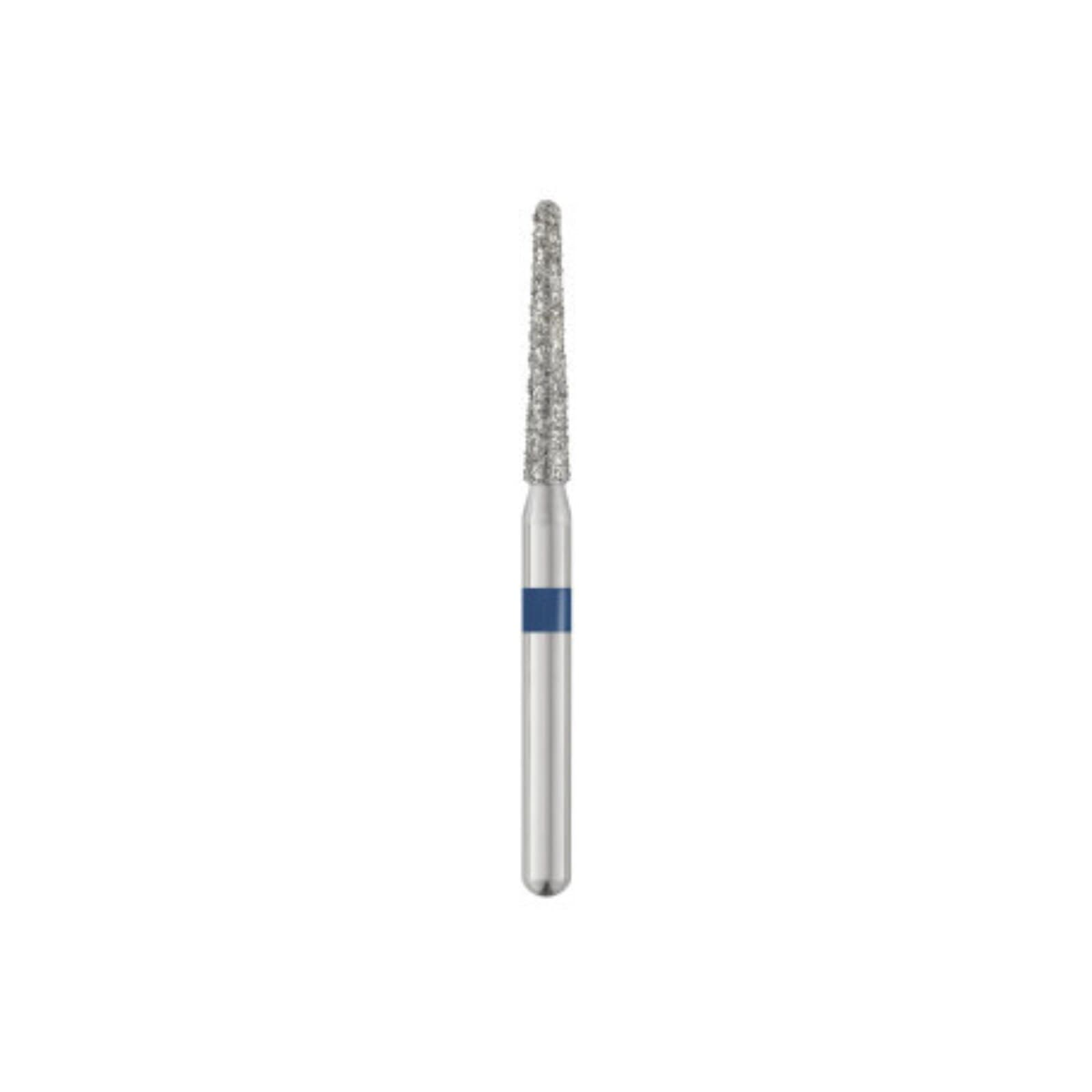 Piranha® Single Patient Use Diamond Bur, Round End Taper Long, Friction Grip, Medium Grit, #856L-016M, 1.6 mm Diameter, 25/Pkg thumbnail 2