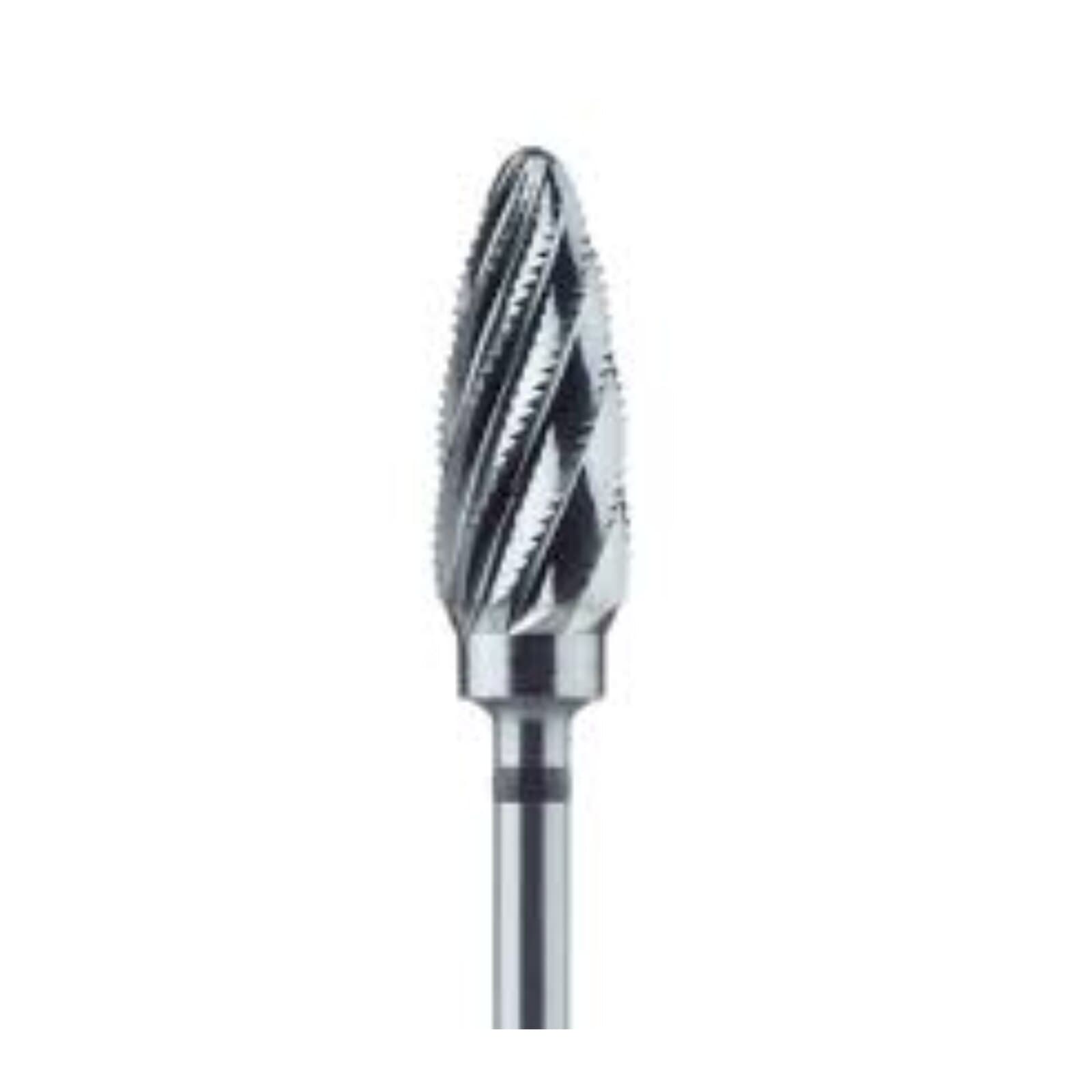 Meisinger Tungsten Carbide Lab Bur, Tapered Round End, 6.0 mm Diameter, Extra Coarse, HP, HM251ST-060 thumbnail 2