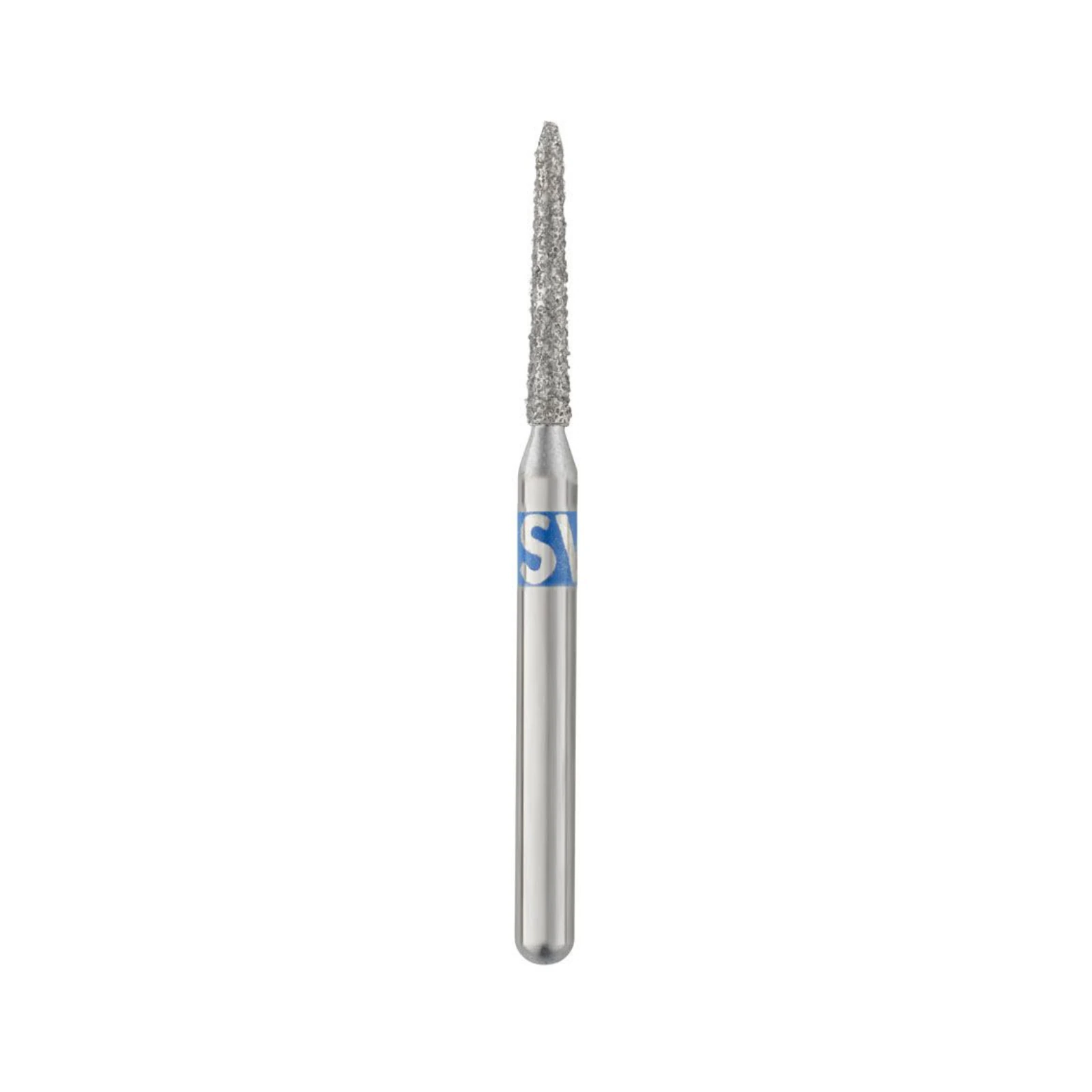 SS White Revelation Diamond Bur 878K-012M, Medium Grit, Friction Grip, Curettage Modified Chamfer, 5/Pk thumbnail 2