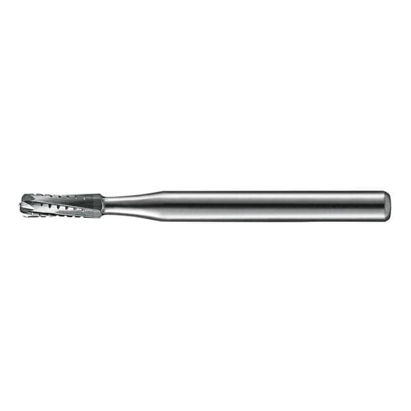 Kerr Operative Carbide Bur, Friction Grip, #1556, Round-End Cross-Cut Fissure, 0.9 mm Diameter, 3.2 mm Length, 10/Pk, FG1556-KC0 thumbnail 2