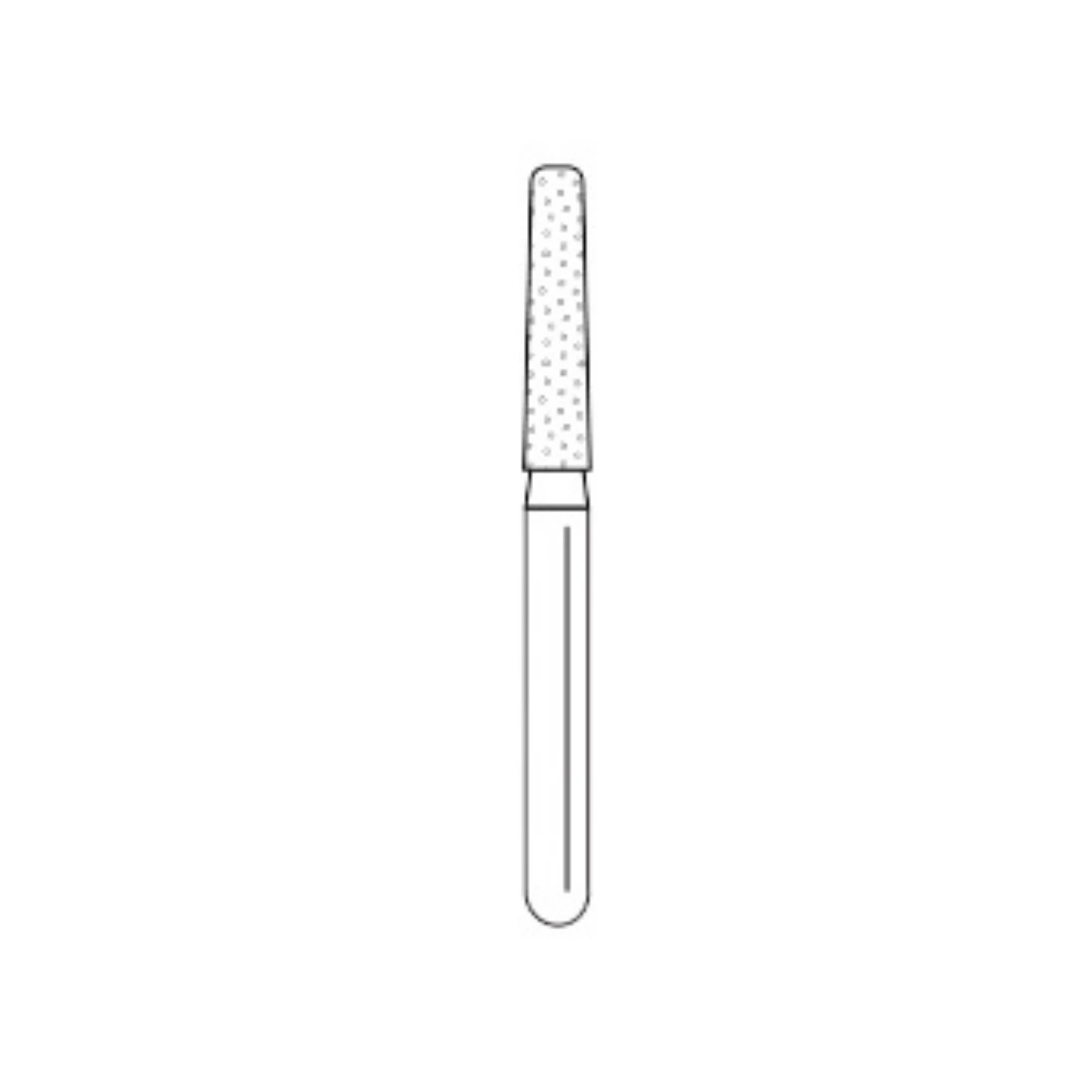 Solo Diamond Single-Use Diamond Bur, FG, Modified KR Taper, #0818.8, Fine, Red, 1.8 mm Head Diameter, 8.0 mm Head Length, 25/Pk, 847KR018F thumbnail 3