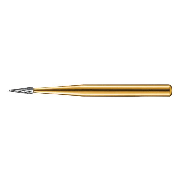 KavoKerr FG9716 Carbide Trimming & Finishing Bur, Taper, Friction Grip, 30 Flute, 2.3 mm Diameter, 3.9 mm Length, 10/Pk thumbnail 2