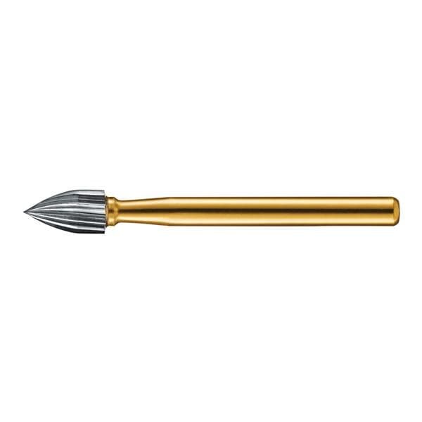 KaVo Kerr Trimming & Finishing Carbide Bur FG 7108, Flame, 12 Flute, Friction Grip, 2.3 mm Diameter, 4.2 mm Length, 10/Pk thumbnail 2