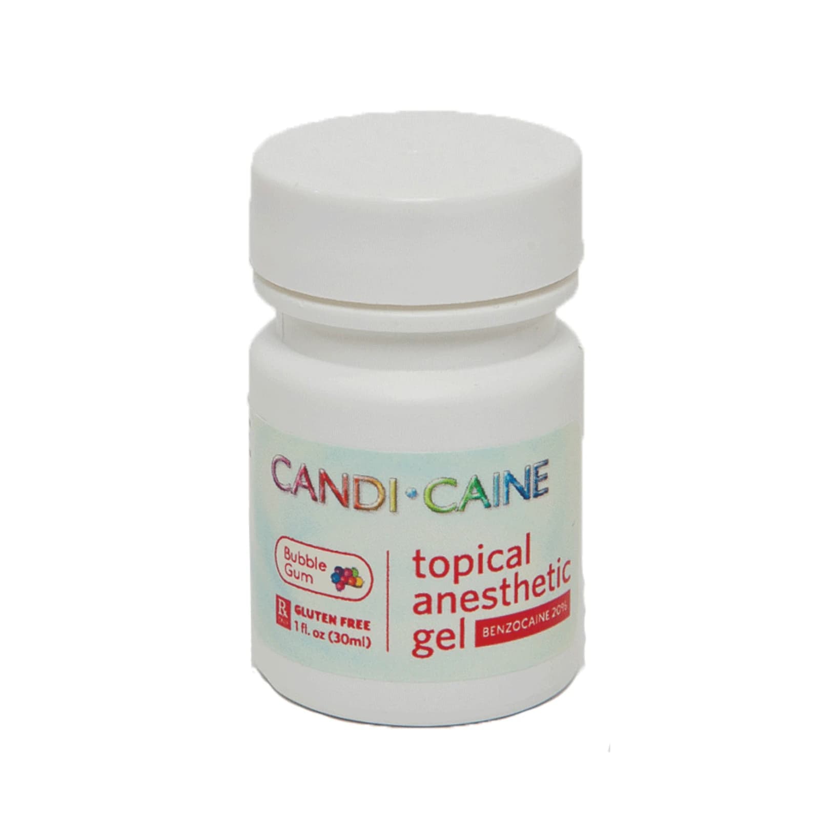 Candi-Caine Topical Benzocaine 20% Anesthetic Gel, Pina Colada, 1 oz Bottle, 1/Pk - Candi-Caine Topical Benzocaine 20% Anesthetic Gel, Pina Colada, 1 Oz. Bottle, 1/Pk - Image 1