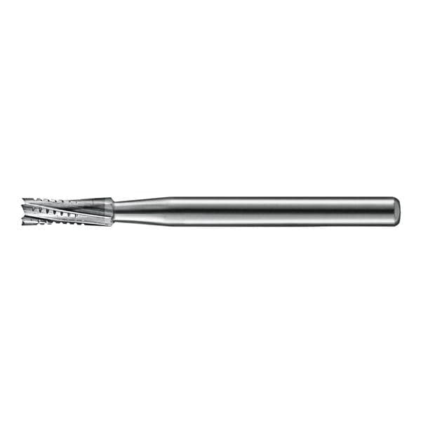 KaVo Kerr Surgical Operative Carbide Bur, Taper Flat End Crosscut 6 Flute, #557, Right-Angle Latch, 1 mm Diameter, 3.7 mm Length, 10/Pkg, LAOS557-KC0 thumbnail 2