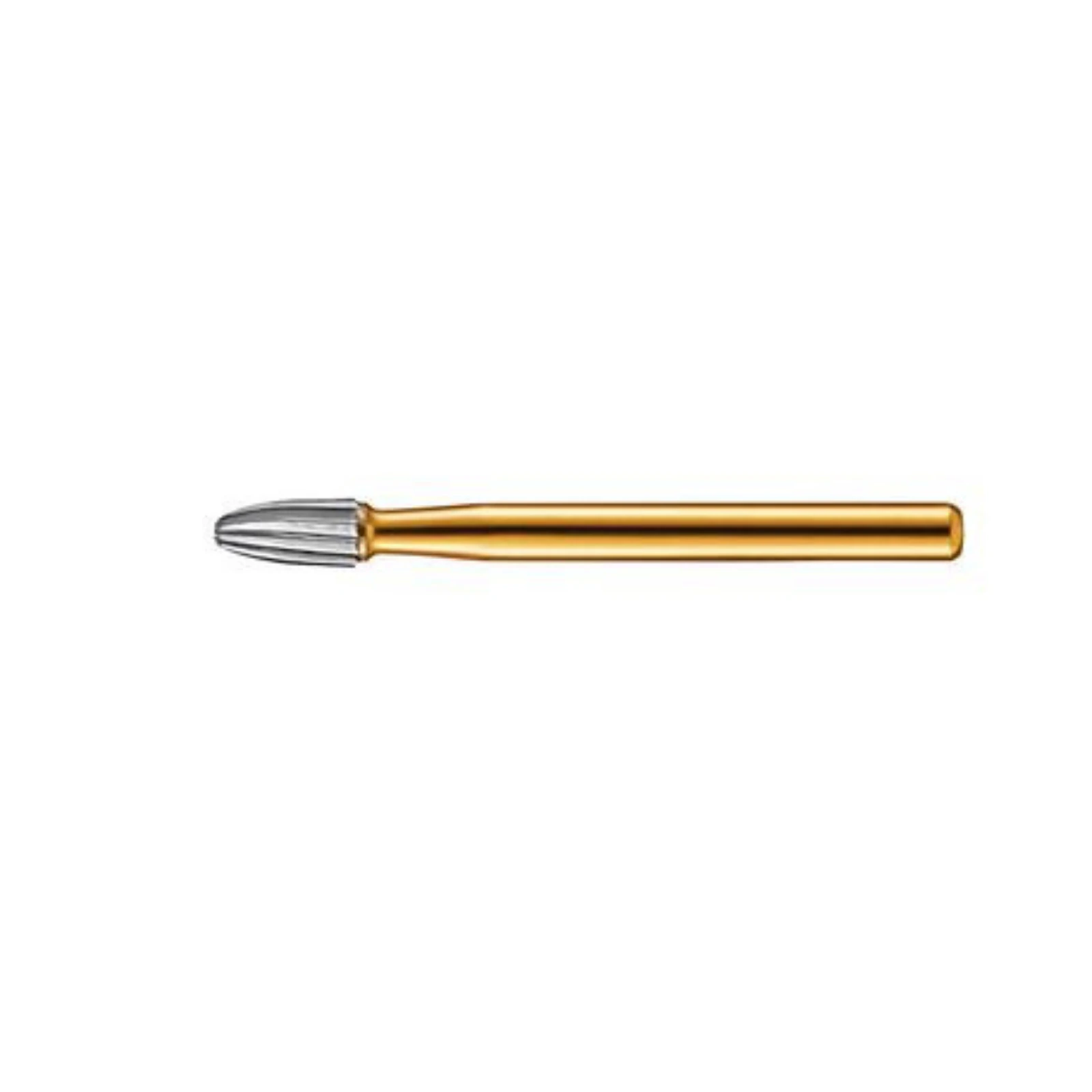 Kerr Trimming & Finishing Carbide Bur FG 7408, Egg Shape, 12 Flute, Friction Grip, 2.3 mm Diameter, 3.6 mm Length, 100/Pk, FG7408-KCC thumbnail 2
