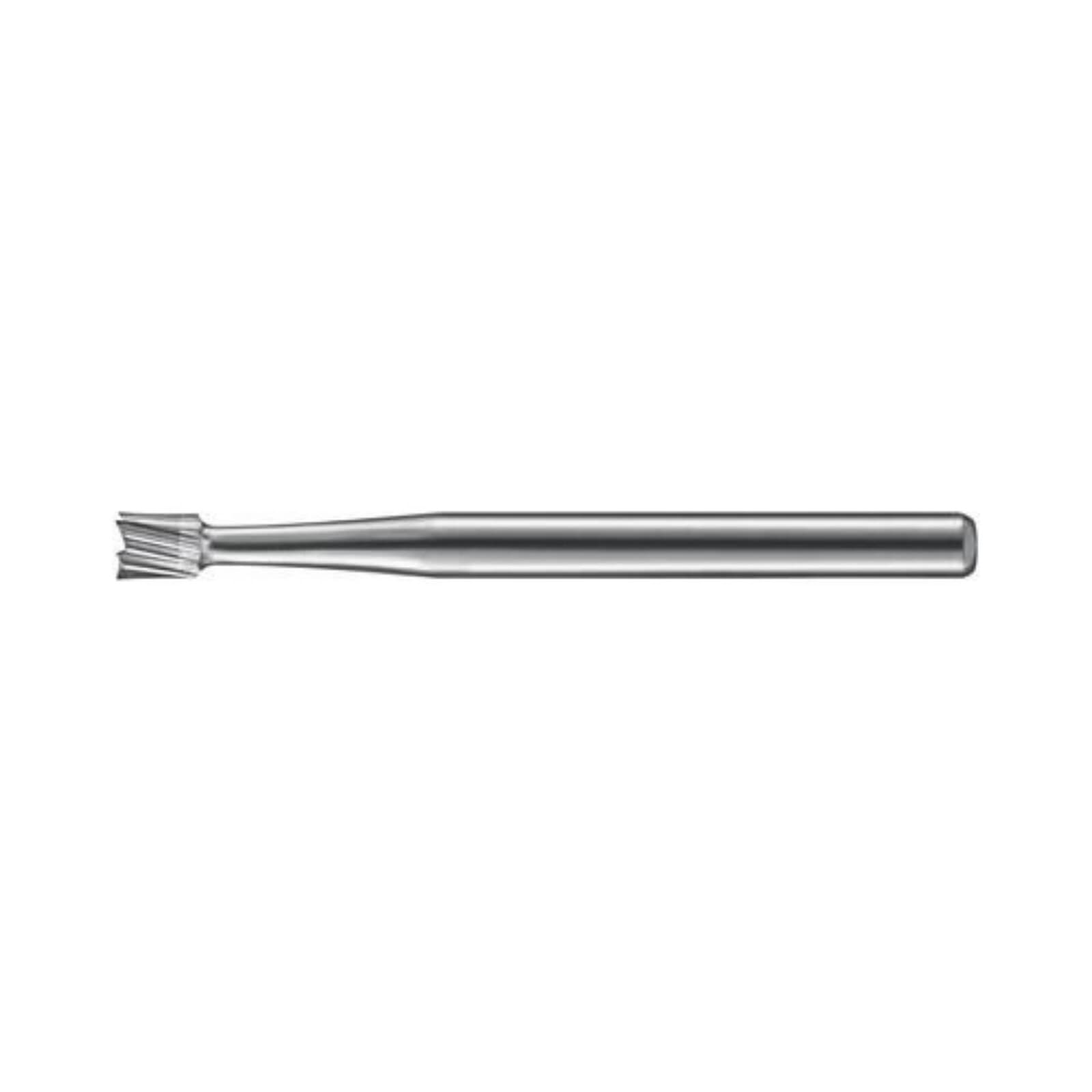 Kerr HP37 Carbide Bur, Inverted Cone, 6 Flutes, 1.4mm Diameter, 0.8mm Length, 5/Pk, HP37-KC5 thumbnail 2