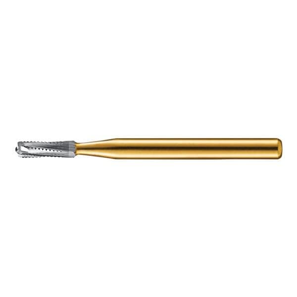 Kerr FG1958S Carbide Bur, Straight Round End, Fine Cross Cut, Friction Grip, 1.2mm Diameter, 3.7mm Length, 10/Pk, FG1958S-KC0 thumbnail 2