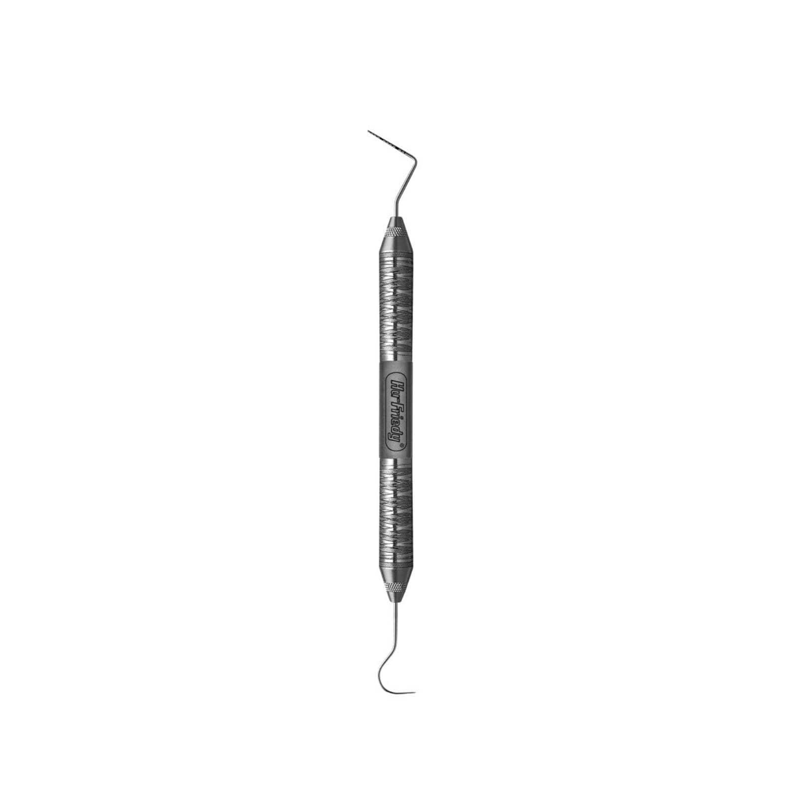 Hu-Friedy Expro Double-Ended Explorer/Probe, #23/O Michigan with #31 Round Handle, Shepherd Hook, 3-6-8 Markings, XP23/O thumbnail 2