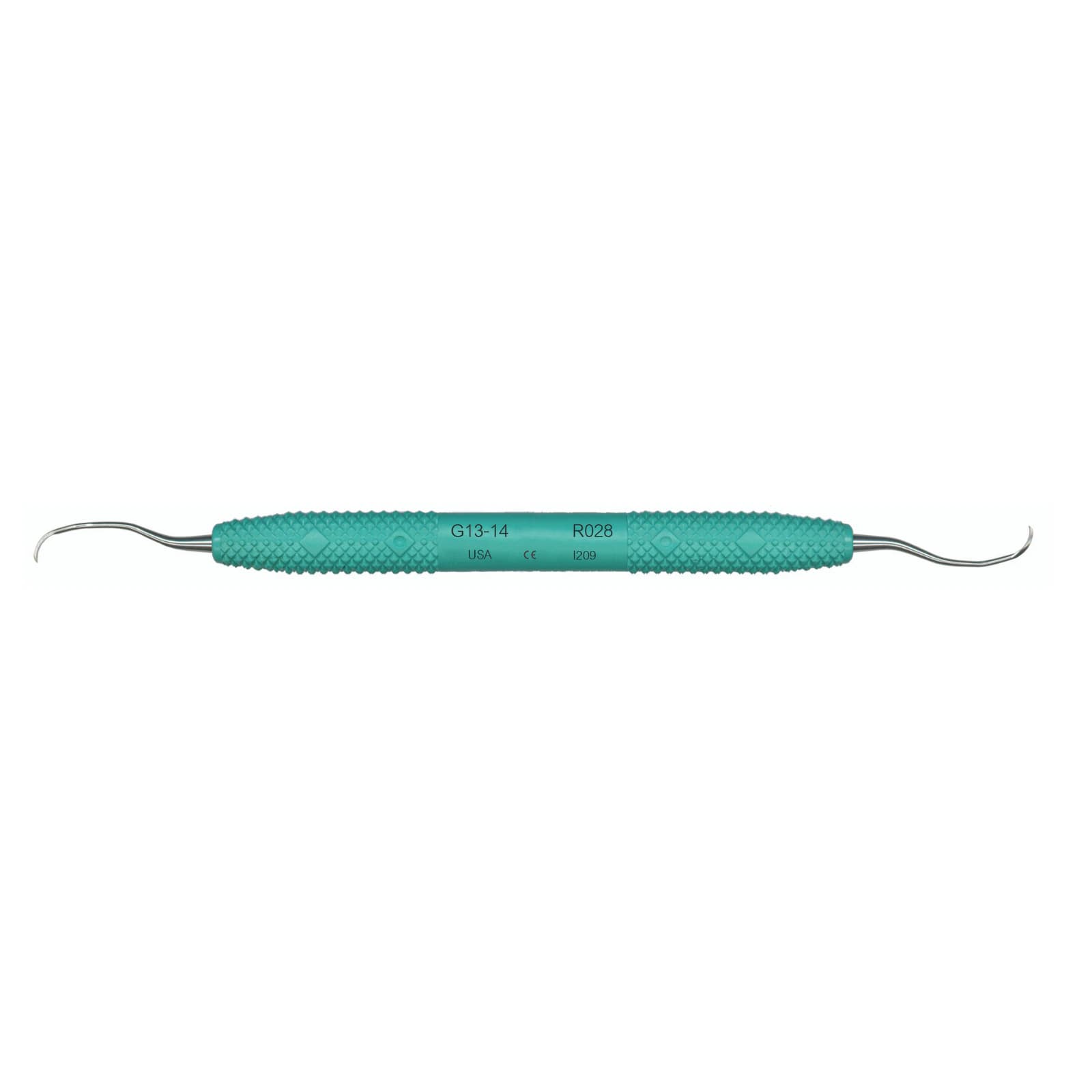 PDT Amazing Gracey 13/14 Curette, Double-Ended, Caribbean Green Resin Handle, 6.5", R028 thumbnail 7