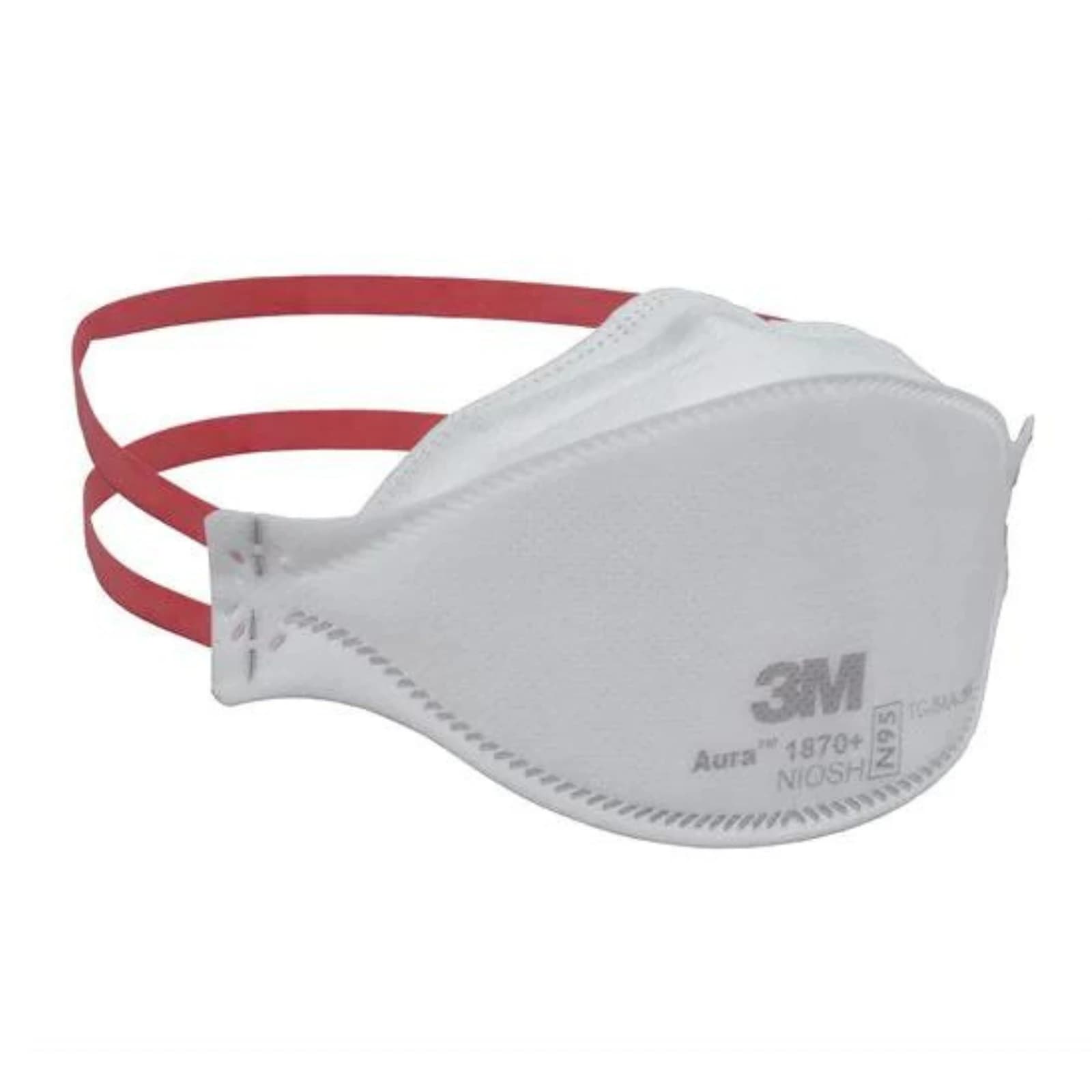3M™ Aura™ 1870+ N95 Health Care Particulate Respirator and Surgical Mask, White, Flat-Fold, Latex-Free, 440/Case thumbnail 12