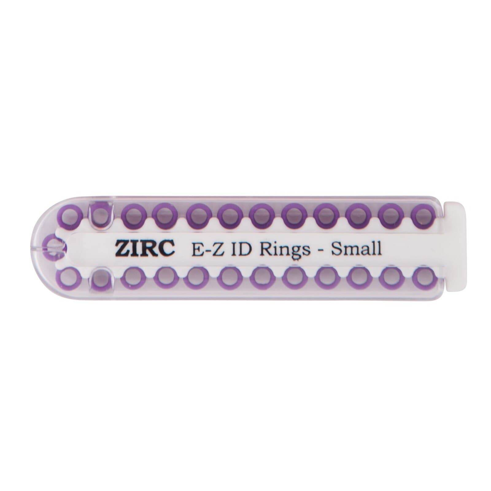 Zirc E-Z ID Instrument Rings, Small, Neon Purple, 25/Pkg, 70Z100R thumbnail 2