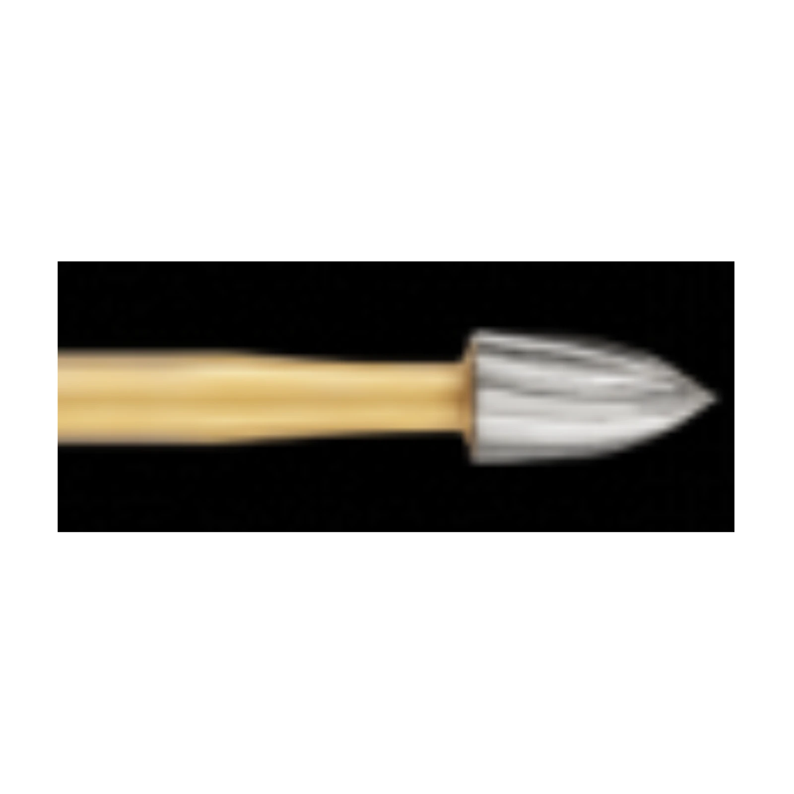 SS White T&F Carbide Bur, 12-Blade Flame, FG #7108, 5/Pack thumbnail 2