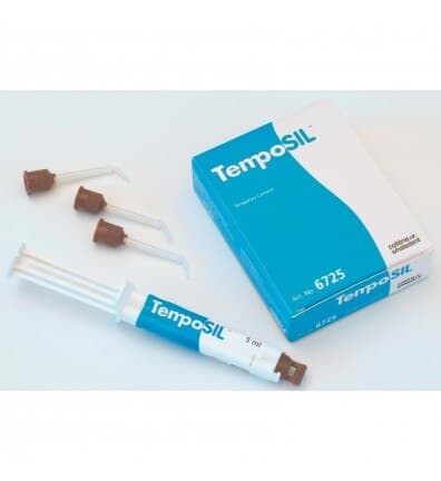 TempoSIL 2 Temporary Cement, Introductory Kit, White, 2 Syringes (5 ml each) with Tips, C6729 thumbnail 2