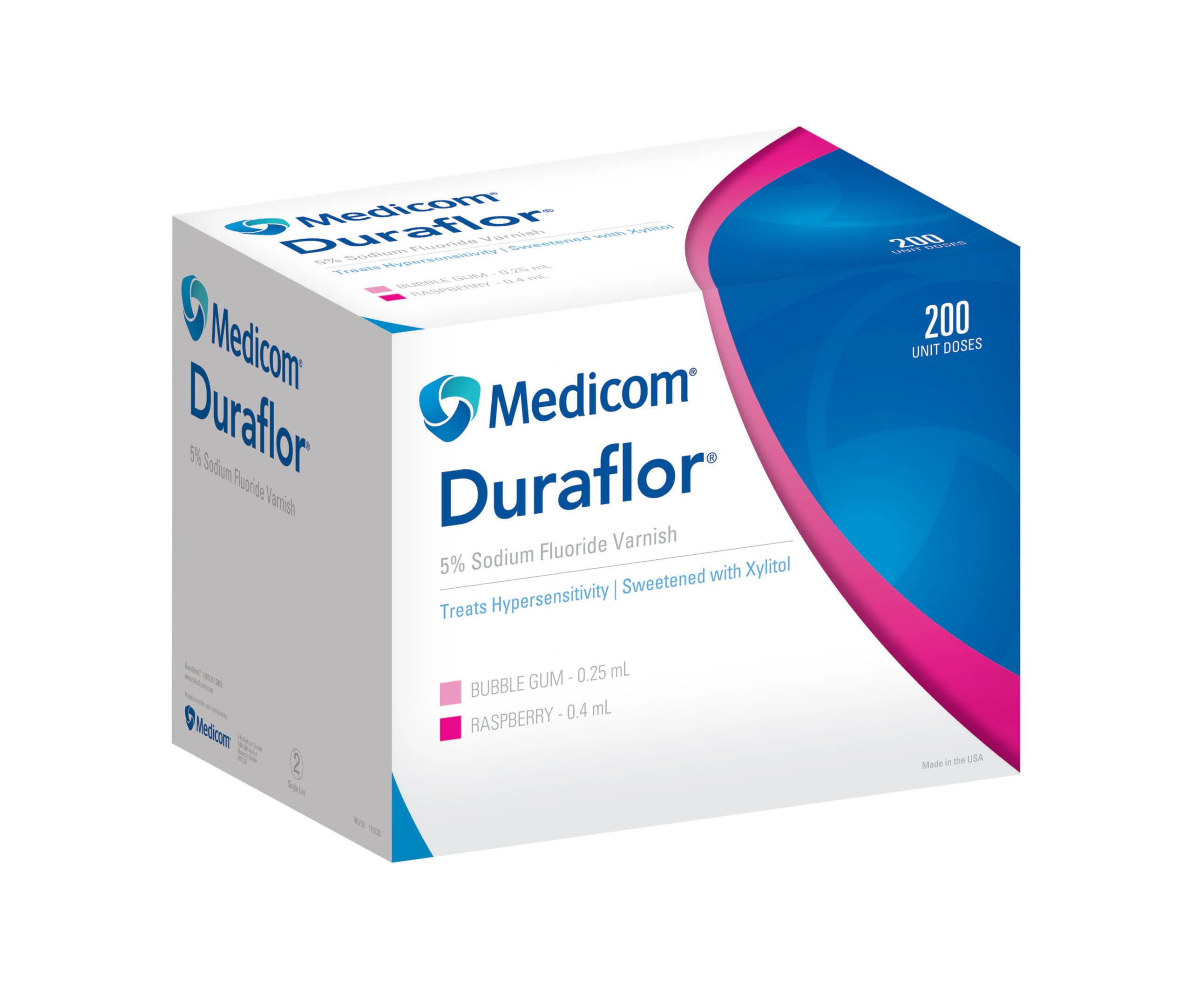 Duraflor 5% Sodium Fluoride Varnish, Unit Dose 0.25 mL, Bubblegum, 200/Pack, 1011-BG200 thumbnail 6