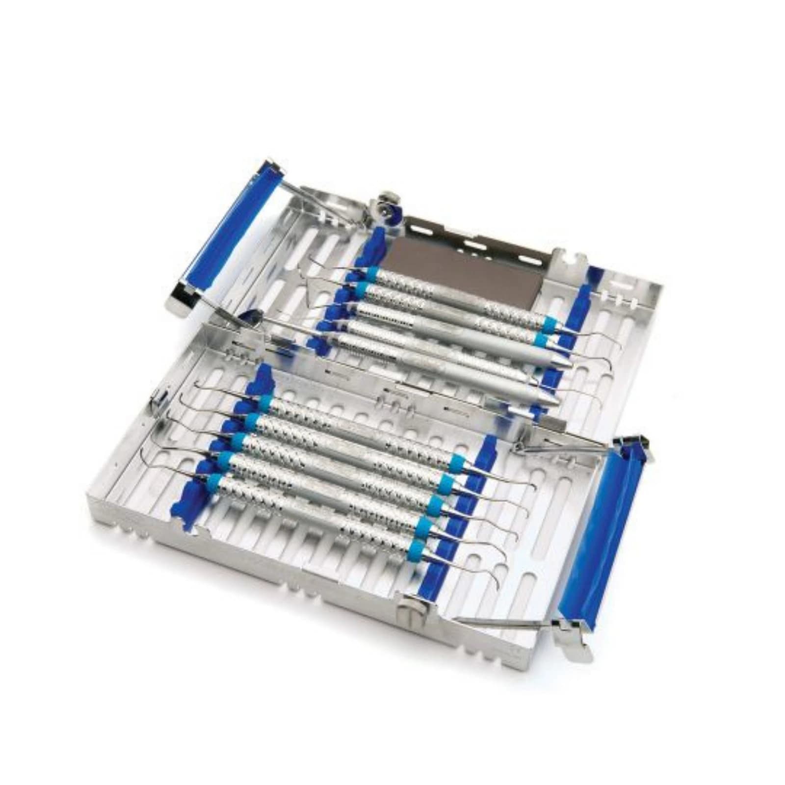 Hu-Friedy IMS Infinity Series Double-Decker Instrument Cassette, 14-Instrument, Blue, IMN9148 thumbnail 3