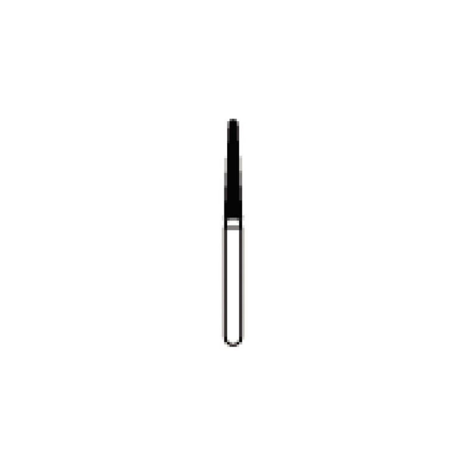 NTI Gold Pack FG Diamond Bur, Coarse, Round End Taper, #856-016 (8.0 mm), 50/Pack, C856-016G thumbnail 2