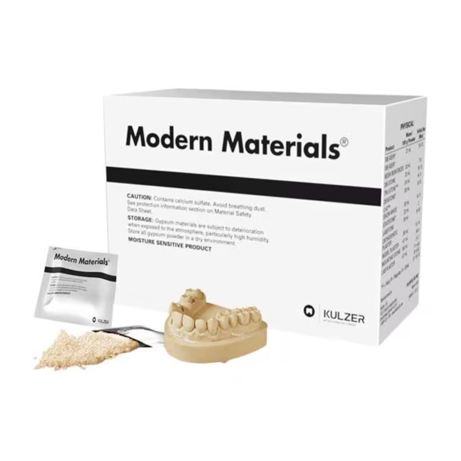 Kulzer Modern Materials Die-Keen Resin Reinforced Die Stone, Light Buff, Type IV, 25 lb, 50046950 thumbnail 2