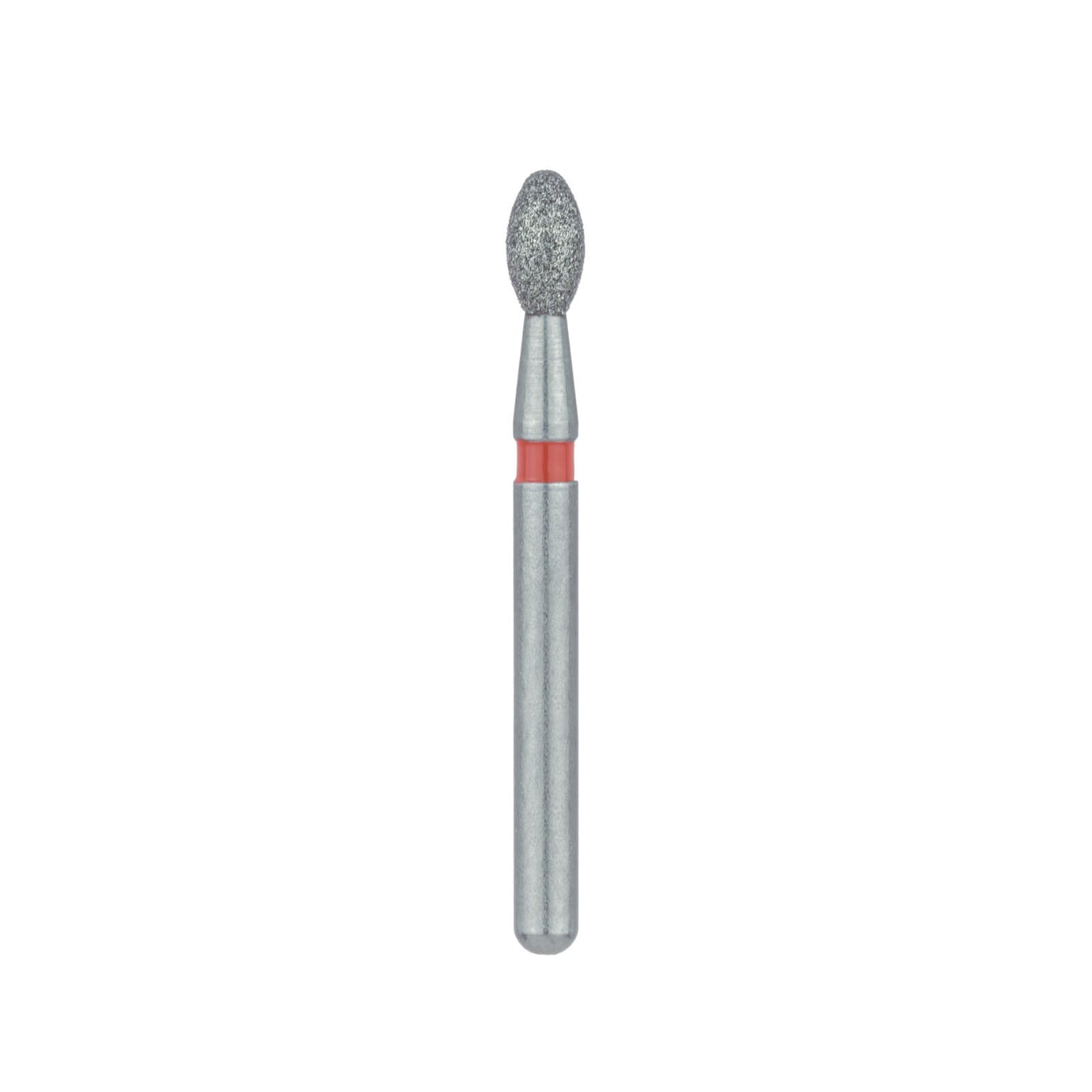 Meisinger Multi-Use Diamond Bur, Friction Grip, Egg/Football, 833F, 1.8 mm, Fine, Red, 5/Pk, 833F-018-FG thumbnail 4